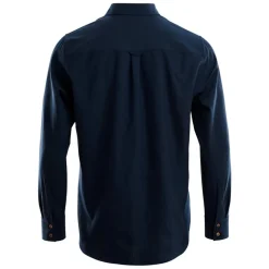 Aclima - LeisureWool Woven Herre Uldskjorte // Navy Blå