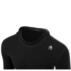 Aclima - WarmWool 200g Herre Hoodsweater V2 // Sort