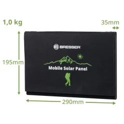Bresser - Mobile Solar Solcellepanel 21W