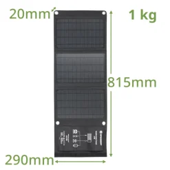 Bresser - Mobile Solar Solcellepanel 21W