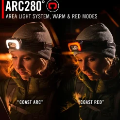 Coast - RL35R Genopladelig Pandelampe Med Stemmestyring 1100 Lumen
