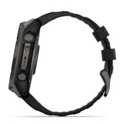 Garmin - Fenix 8 Sapphire Solar 51 mm Pebble Grey GPS Ur