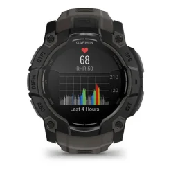 Garmin - Instinct 3 Amoled 50 mm Smartwatch // Sort/Charcoal