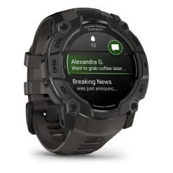 Garmin - Instinct 3 Amoled 50 mm Smartwatch // Sort/Charcoal