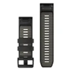 Garmin - QuickFit 26 Silikone Urrem // Sort/Grå