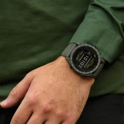 Garmin - Tactix 8 Cerakote 51 mm GPS Ur // Olivengrøn Titanium