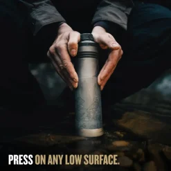 Grayl - UltraPress Titanium flaske med Vandrensefilter 500 ml // Sort