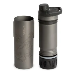 Grayl - UltraPress Titanium flaske med Vandrensefilter 500 ml // Sort