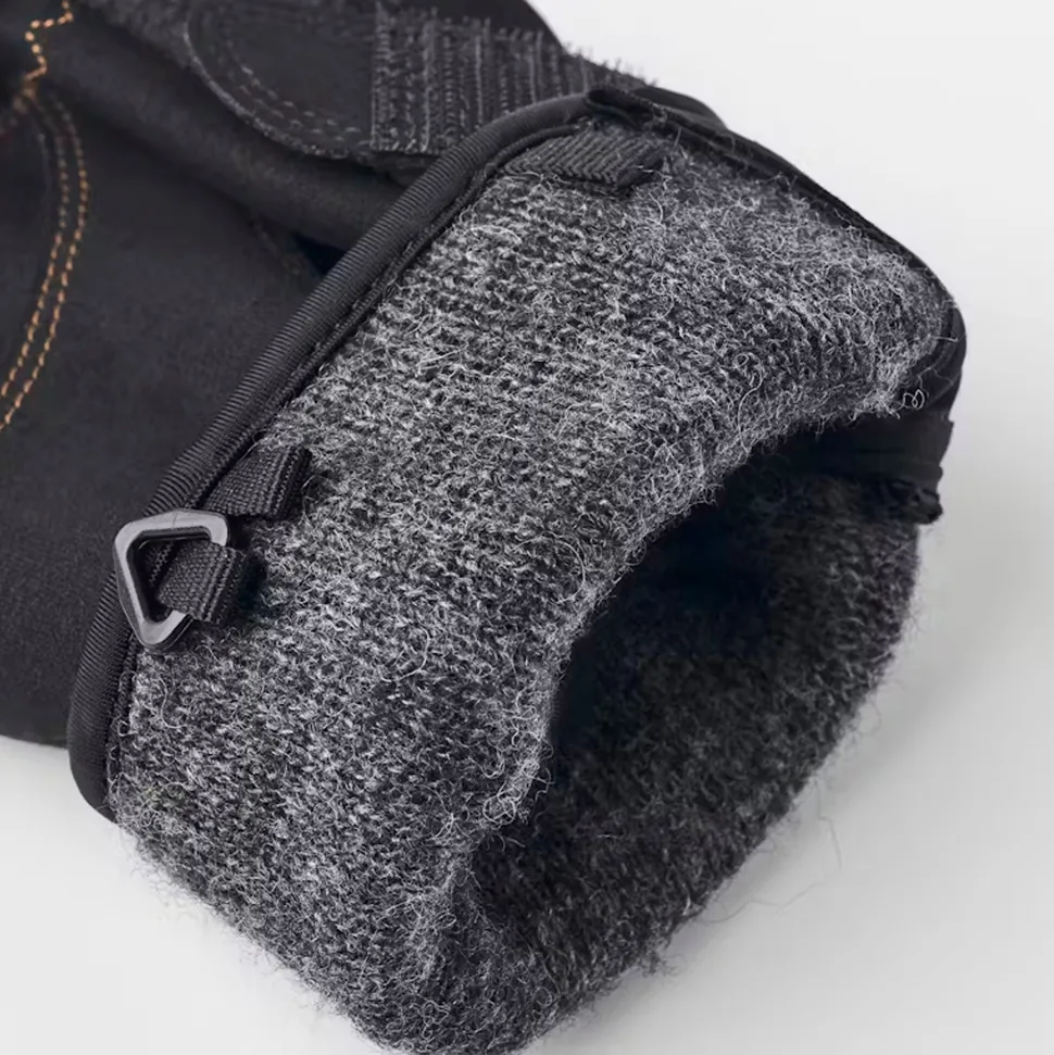 Hestra - Ergo Grip Wool Touring - 5 finger // Dark Forest/Sort