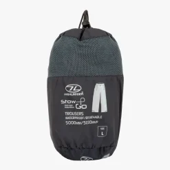 Highlander - Stow & Go regnbukser // Charcoal