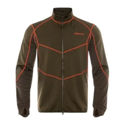 Härkila - Scandinavian Fleece Herre Jakke // Grøn / Orange