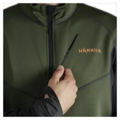 Härkila - Scandinavian Fleece Herre Jakke // Grøn / Sort