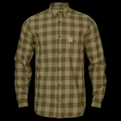 Härkila - Skandinavisk L/S-Skjorte // Dark Olive Check