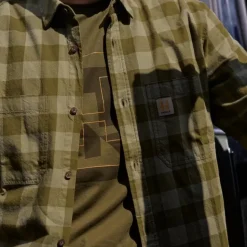 Härkila - Skandinavisk L/S-Skjorte // Dark Olive Check
