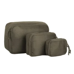 Mil-Tec - Mesh Pouch Sæt (3 pak) // Olivengrøn