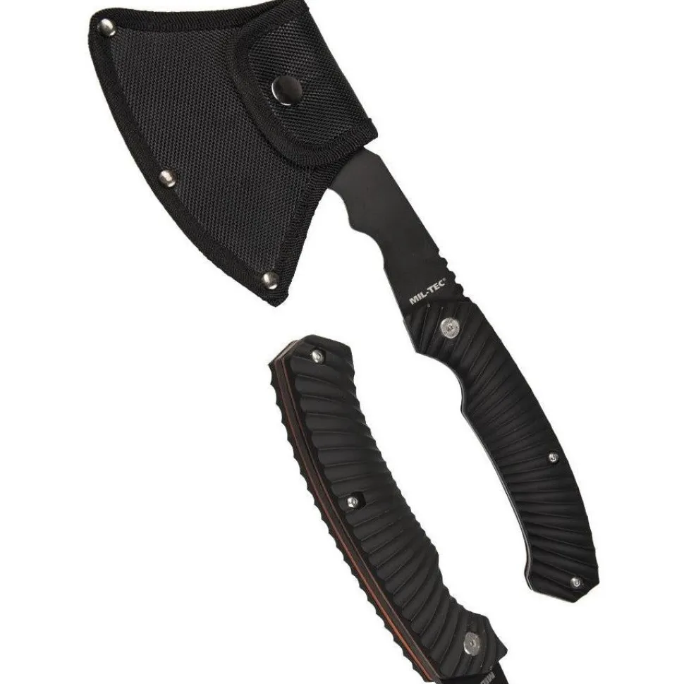 Mil-Tec - Sort Økse Med Tools og Etui - 32,5 cm