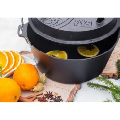 Petromax - Dutch Oven ft6 Fladbundet Støbejernsgryde 5,5L
