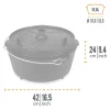 Petromax - Dutch Oven ft12 Støbejernsgryde 10,8L