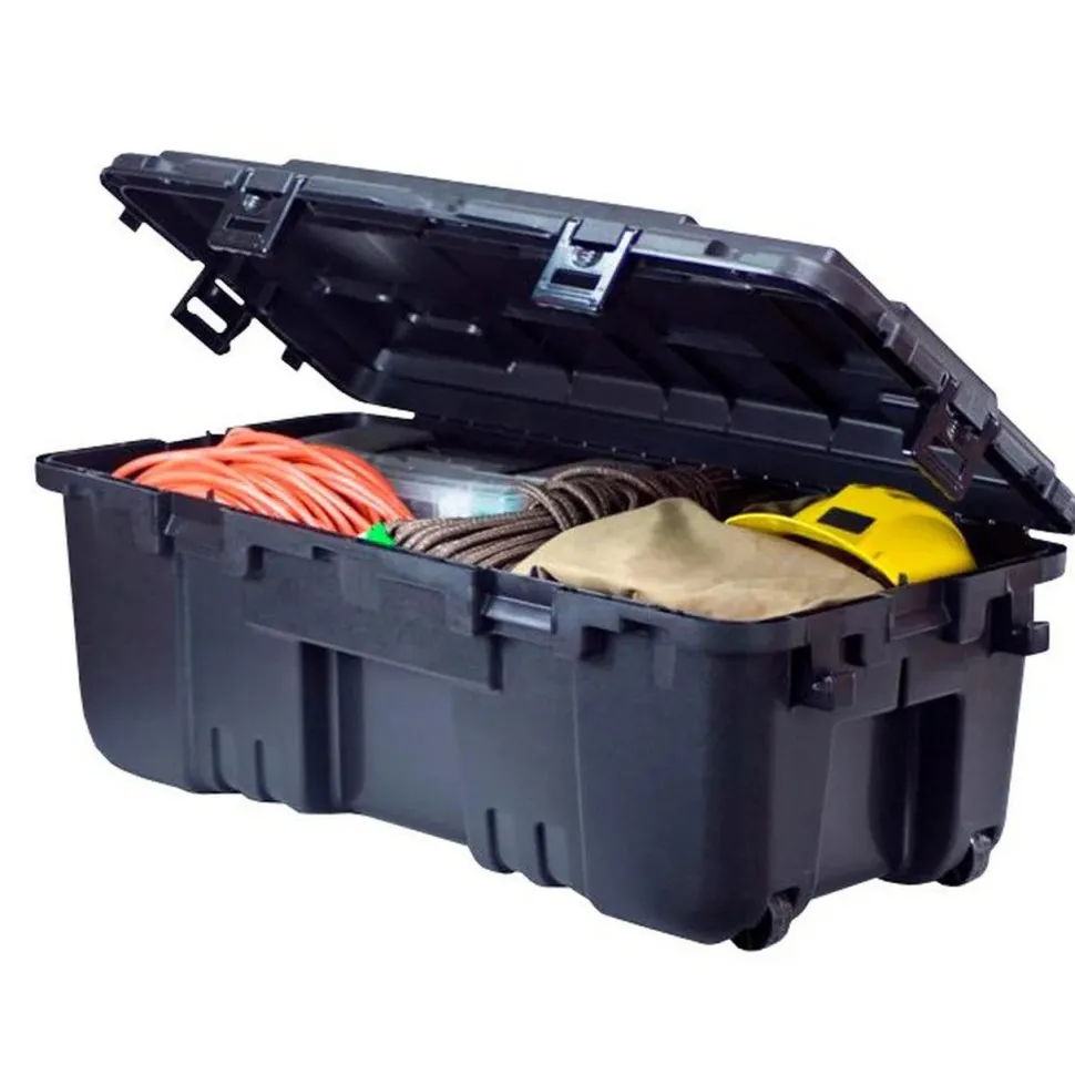 Plano - Hinged Sportsman's Trunk Med Hjul // Sort