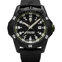 ProTek - PT1005 42 mm Outdoor Ur // Sort & Grøn