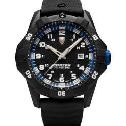 ProTek - PT1003 42 mm Outdoor Ur // Sort & Blå