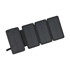 Sunny Hiker - 10.000 mAh Powerbank med Foldbart Solcellepanel