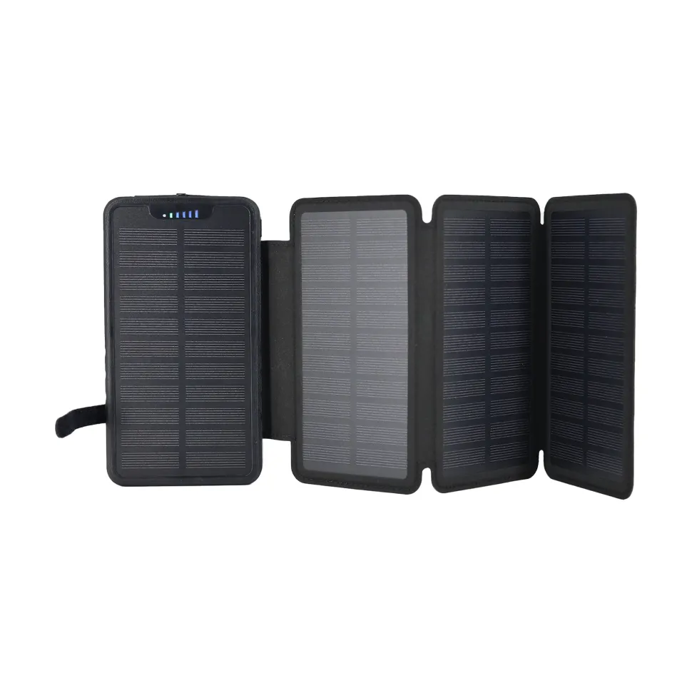 Sunny Hiker - 20.000 mAh Powerbank med foldbart solcellepanel