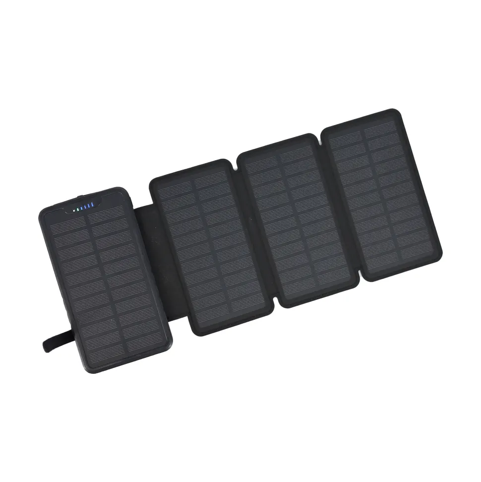 Sunny Hiker - 20.000 mAh Powerbank med foldbart solcellepanel