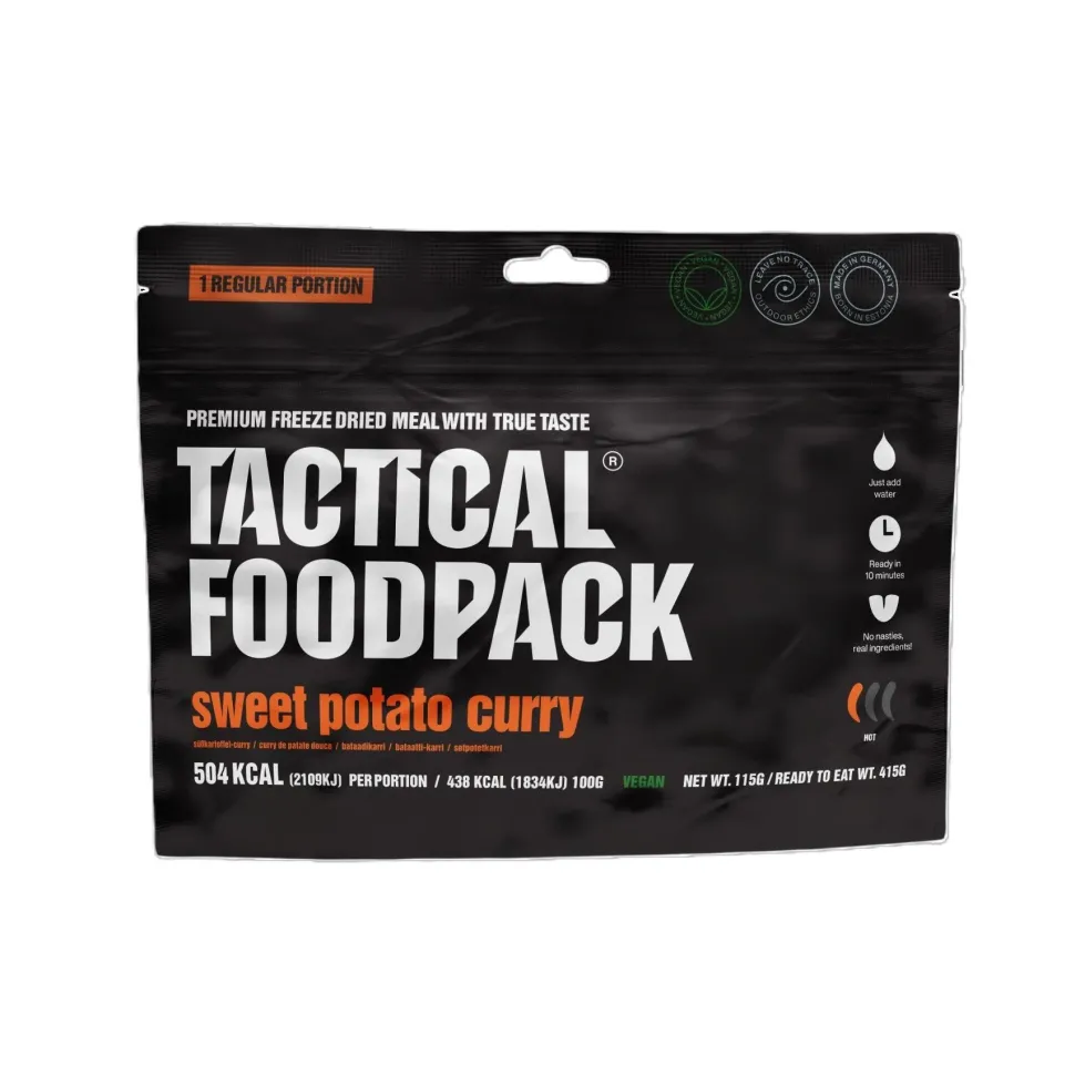 Tactical Foodpack - Sødkartoffel i Karry, 504kcal