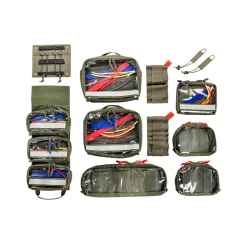 Tasmanian Tiger - Modular Medic Insert Transparent Pouches 30VL // Olivengrøn