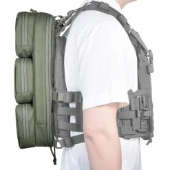 Tasmanian Tiger - Modular Chest Rig Rygsæk 20L // Olivengrøn