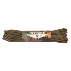 Teesar - US 550 Paracord Faldskærmssnor Coyote (15 meter)