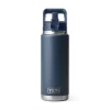 YETI - Rambler Straw Cap Flaske 769 ml // Navy